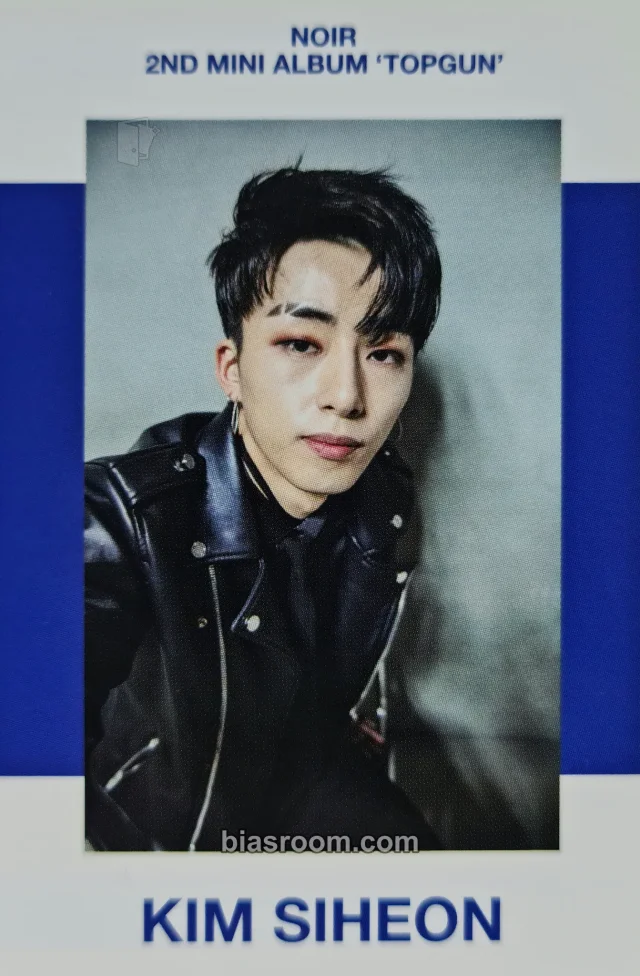 NOIR - Siheon - TOPGUN Album album photocard