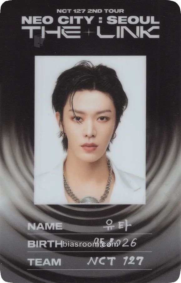Yuta Neo City: The Link (NCT127 2nd Tour) Photocard - NCT 127 - NCT 127 K-pop photocard