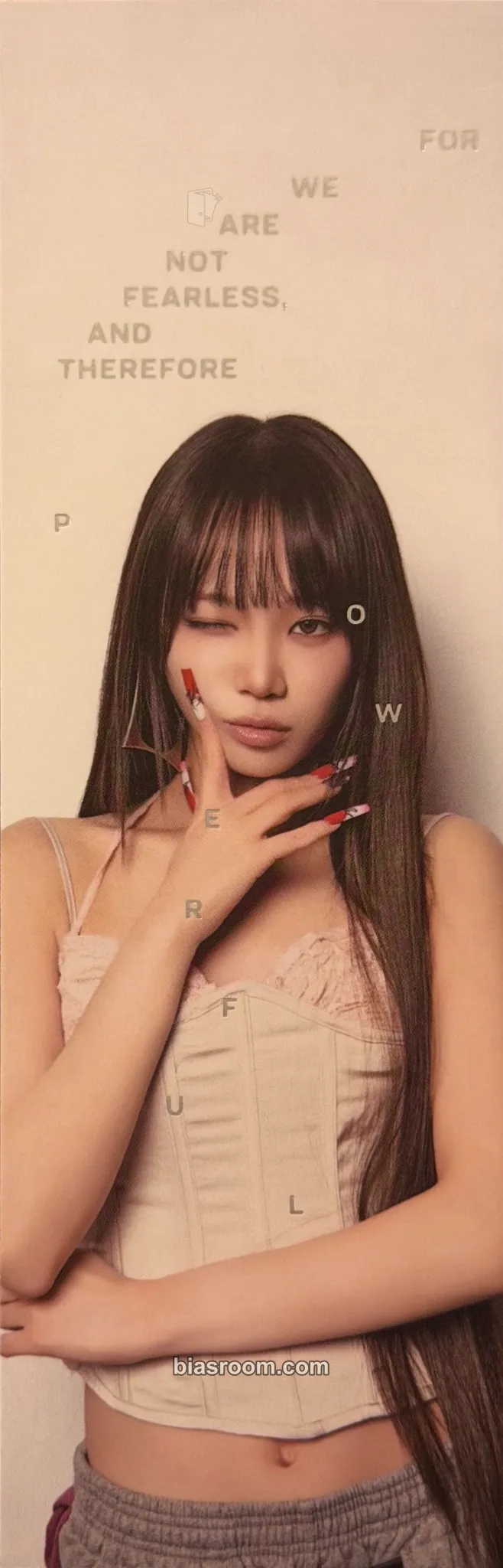 Kim Chaewon PUREFLOW pt.1 Photocard - LE SSERAFIM - LE SSERAFIM K-pop photocard