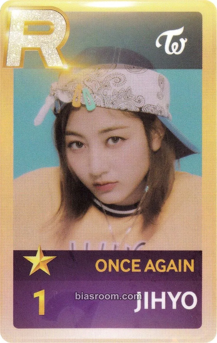 Jihyo TWICE x SuperStar JYPNATION Photocard - TWICE - TWICE K-pop photocard