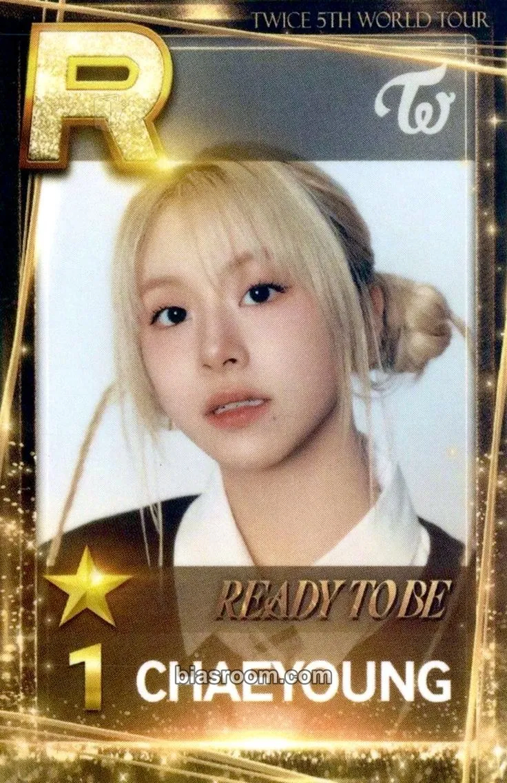 Chaeyoung TWICE x SuperStar JYPNATION Photocard - TWICE - TWICE K-pop photocard