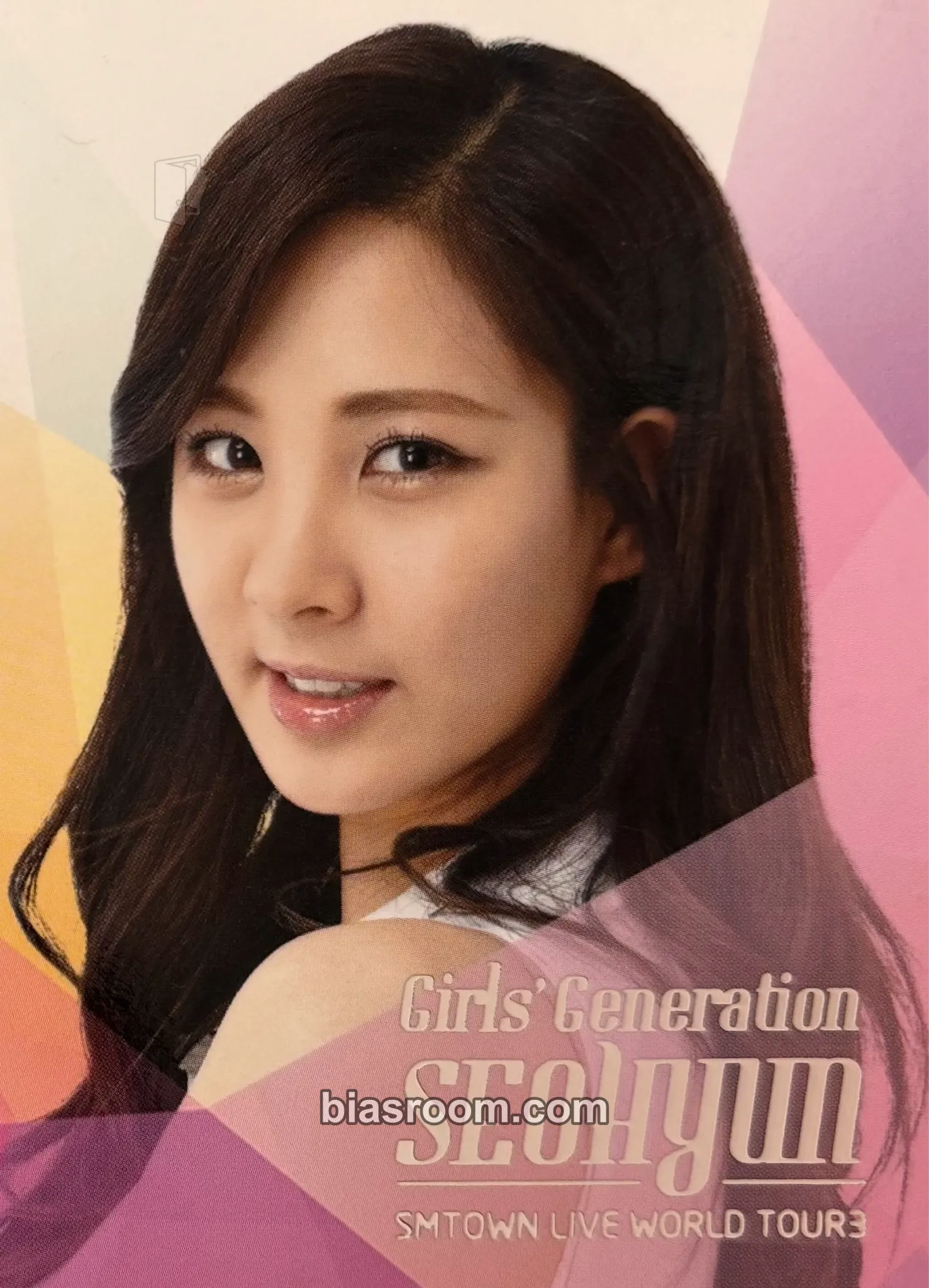 Seohyun SM Town Live World Tour lll Photocard - Girls' Generation - Girls' Generation K-pop photocard
