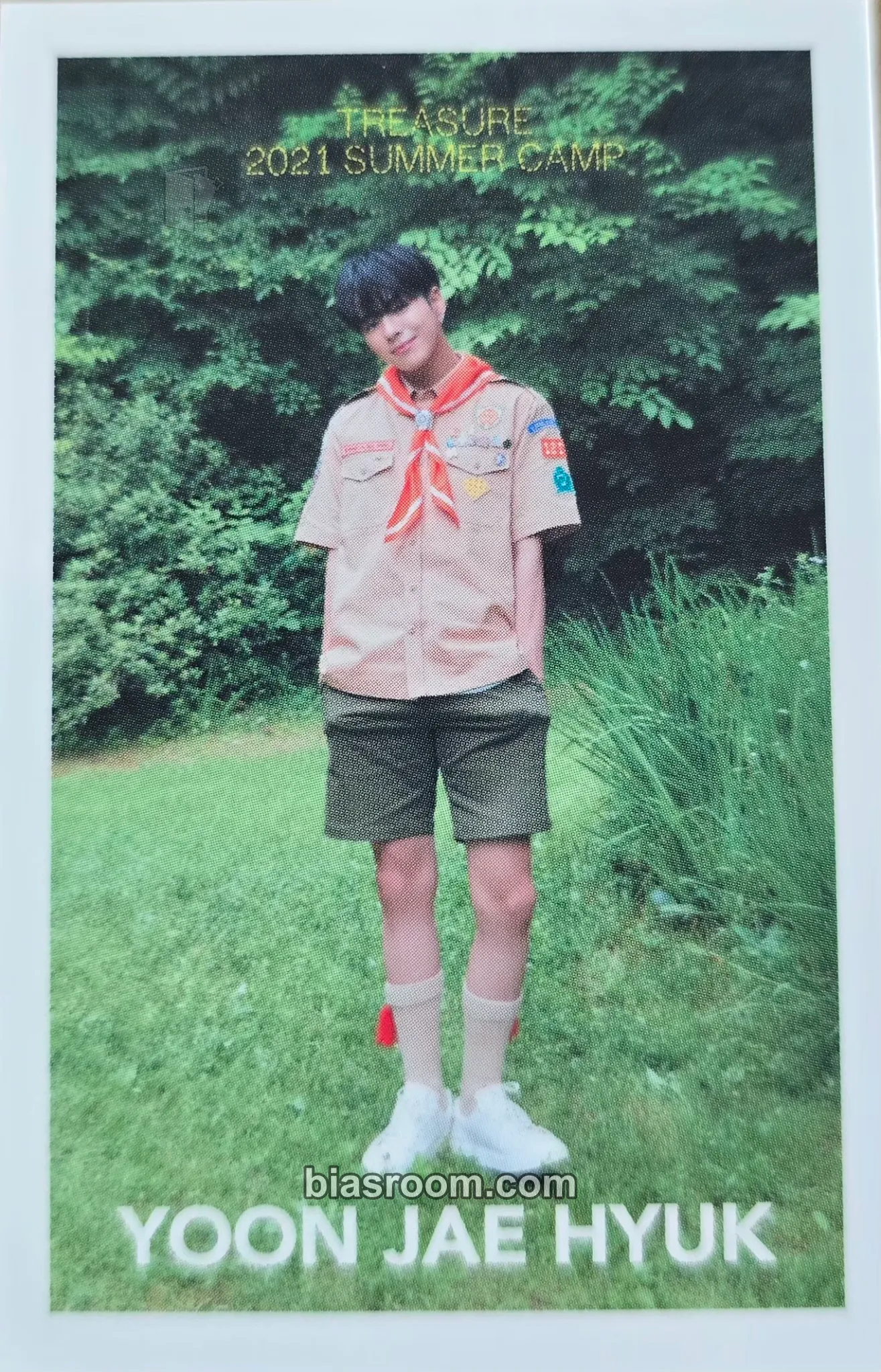 Yoon Jaehyuk TREASURE 2021 SUMMER CAMP Photocard - TREASURE - TREASURE K-pop photocard