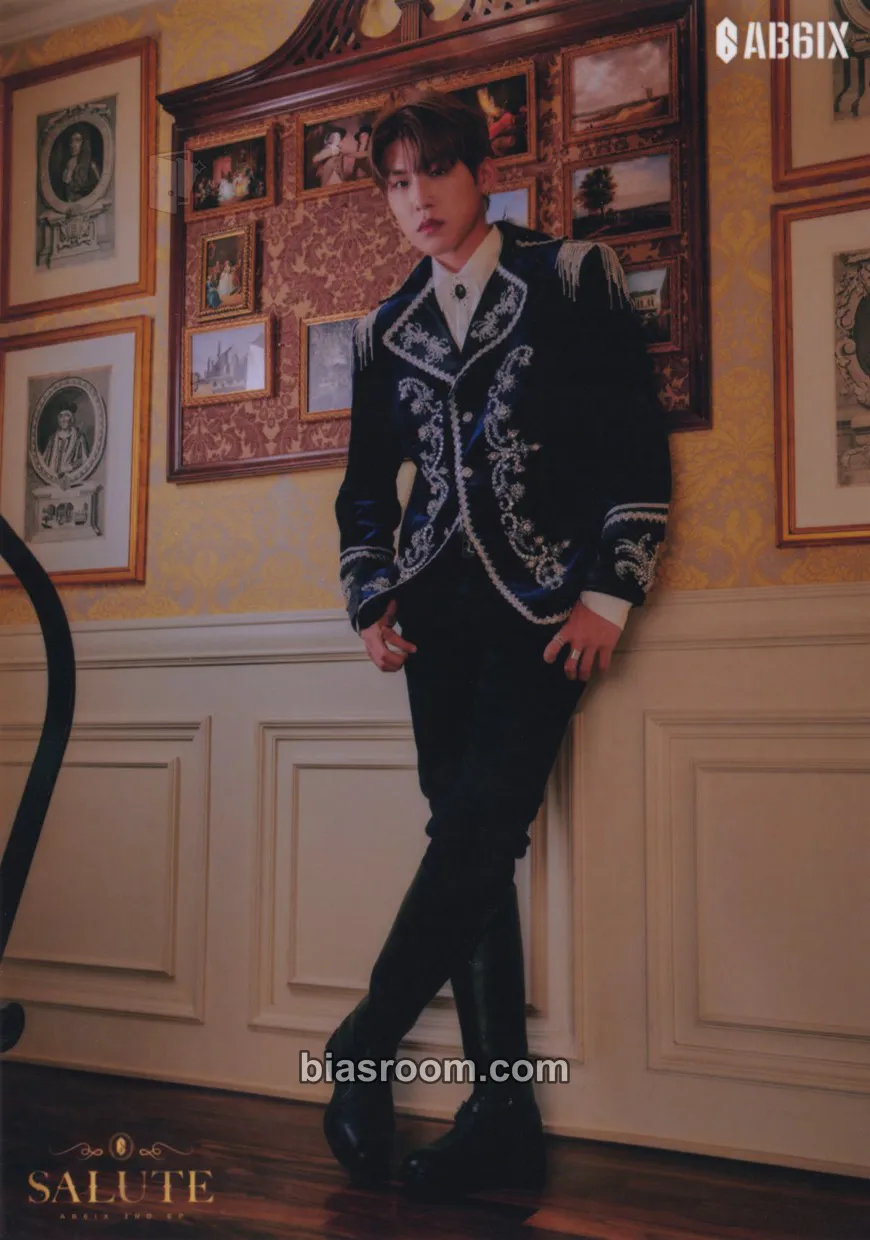 Woojin SALUTE Photocard - AB6IX - AB6IX K-pop photocard