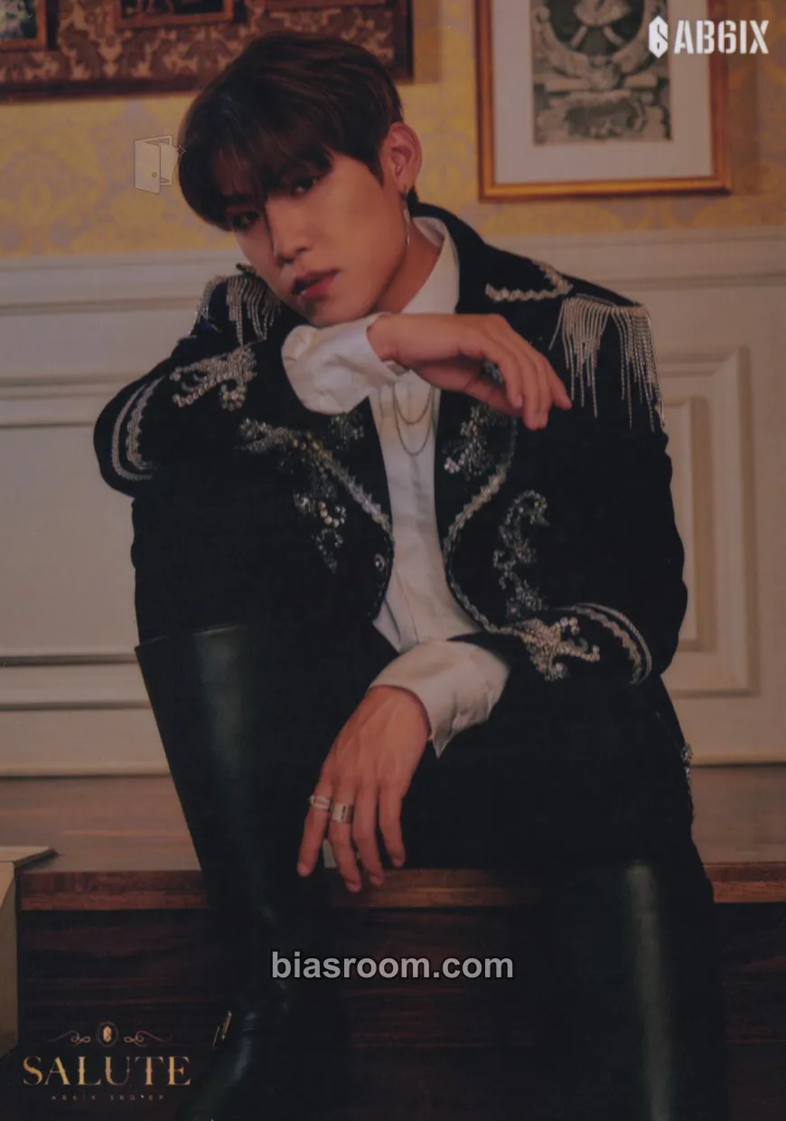 Woojin SALUTE Photocard - AB6IX - AB6IX K-pop photocard