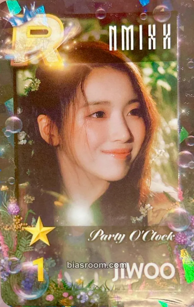 Jiwoo SuperStar Events Photocard - NMIXX - NMIXX K-pop photocard