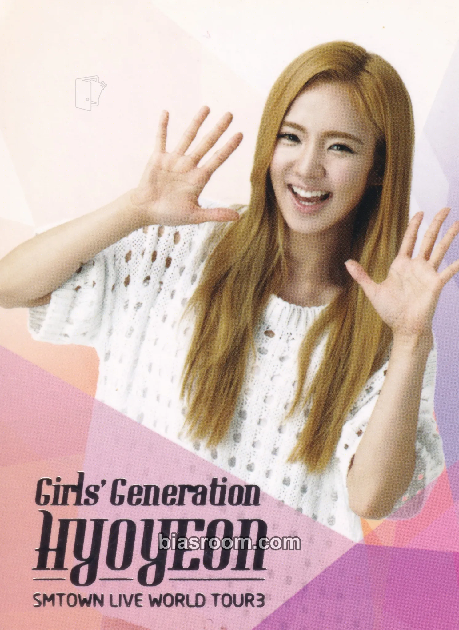 Hyoyeon SM Town Live World Tour lll Photocard - Girls' Generation - Girls' Generation K-pop photocard