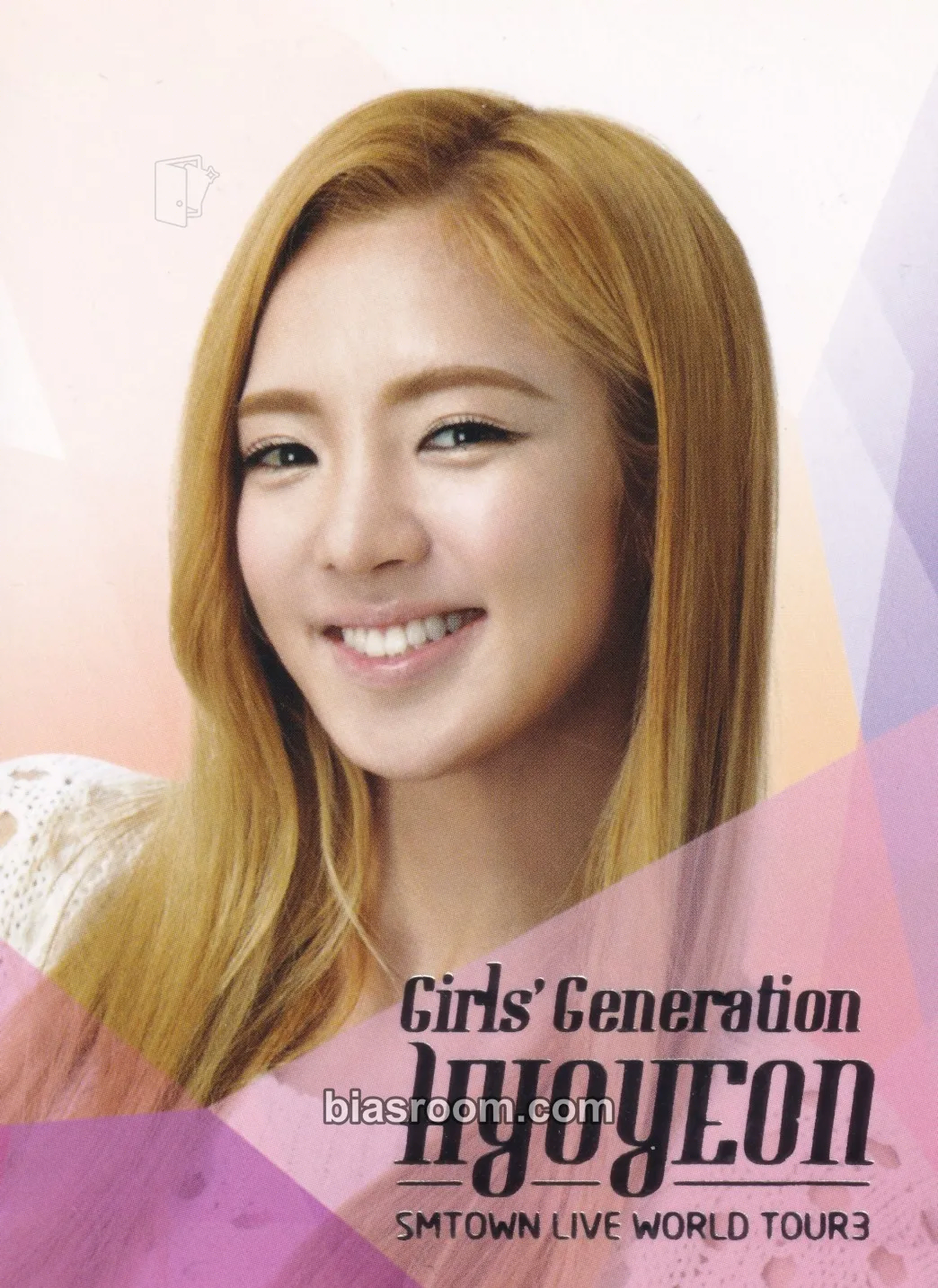 Hyoyeon SM Town Live World Tour lll Photocard - Girls' Generation - Girls' Generation K-pop photocard
