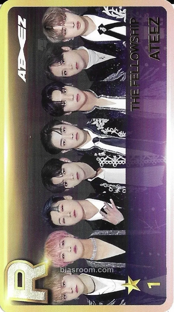 SUPERSTAR × ATEEZ Photocard - ATEEZ - ATEEZ K-pop photocard