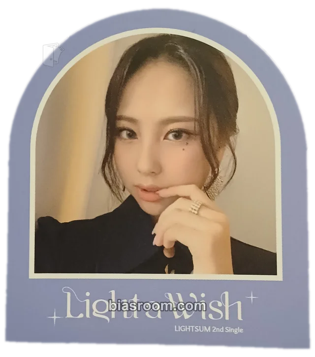 LIGHTSUM - Jian - Light a Wish Album album inclusion sticker light version