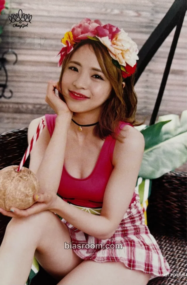 OH MY GIRL - JinE - Listen to My Word Album japan postcard
