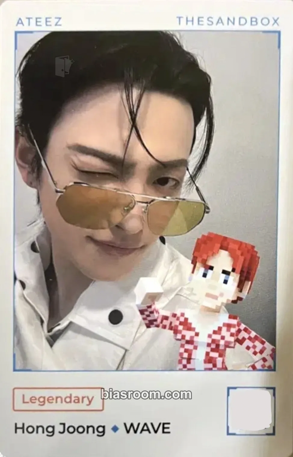 Hongjoong THE SANDBOX × ATEEZ Photocard - ATEEZ - ATEEZ K-pop photocard