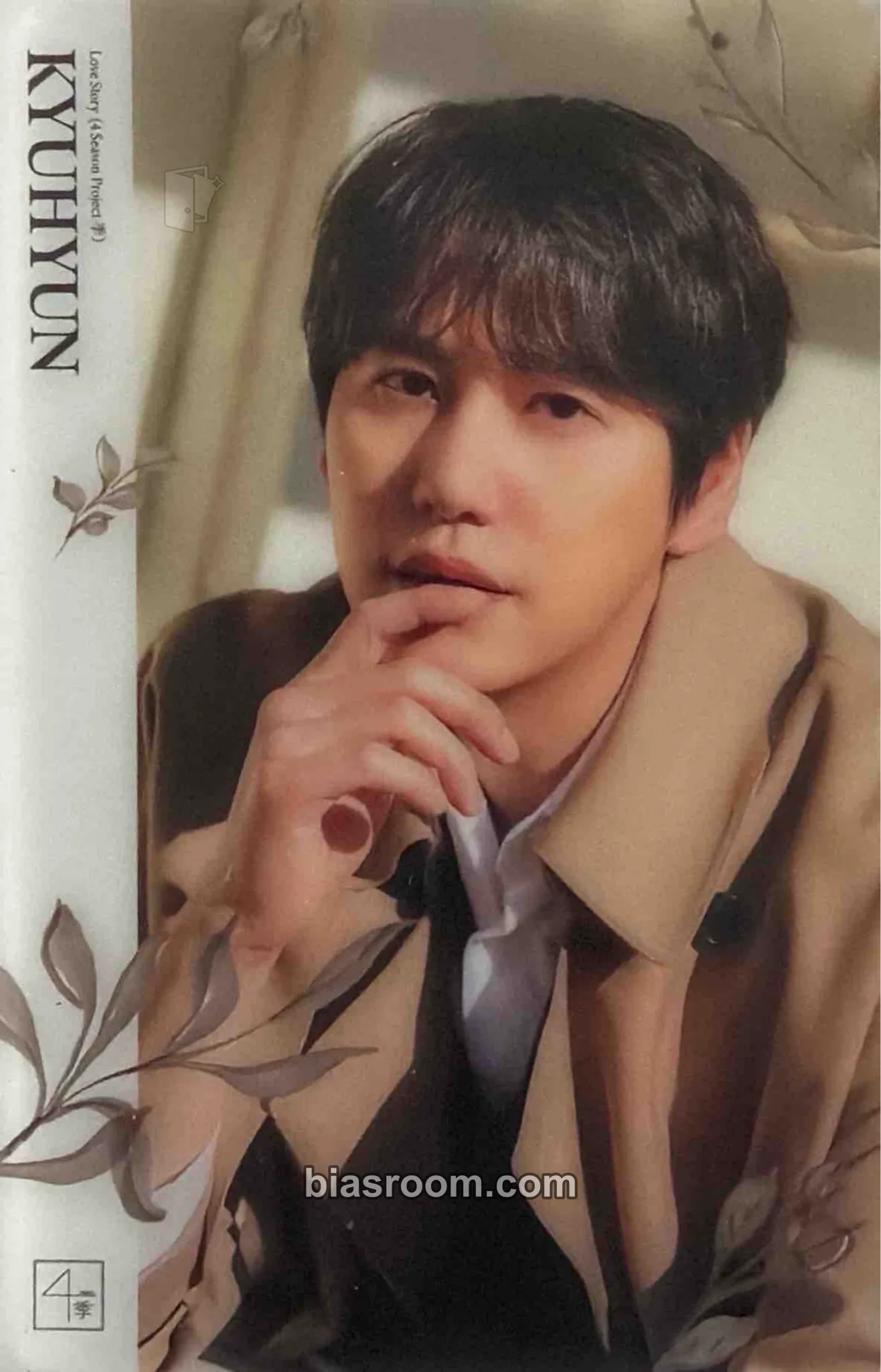 Kyuhyun Love Story - 4 Season Project 季 (Kyuhyun Solo) Photocard - SUPER JUNIOR - SUPER JUNIOR K-pop photocard