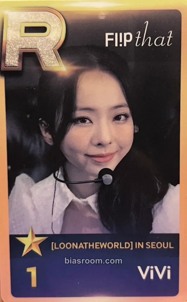 LOONA - ViVi - LOONATHEWORLD Tour Event seoul pvc card superstar