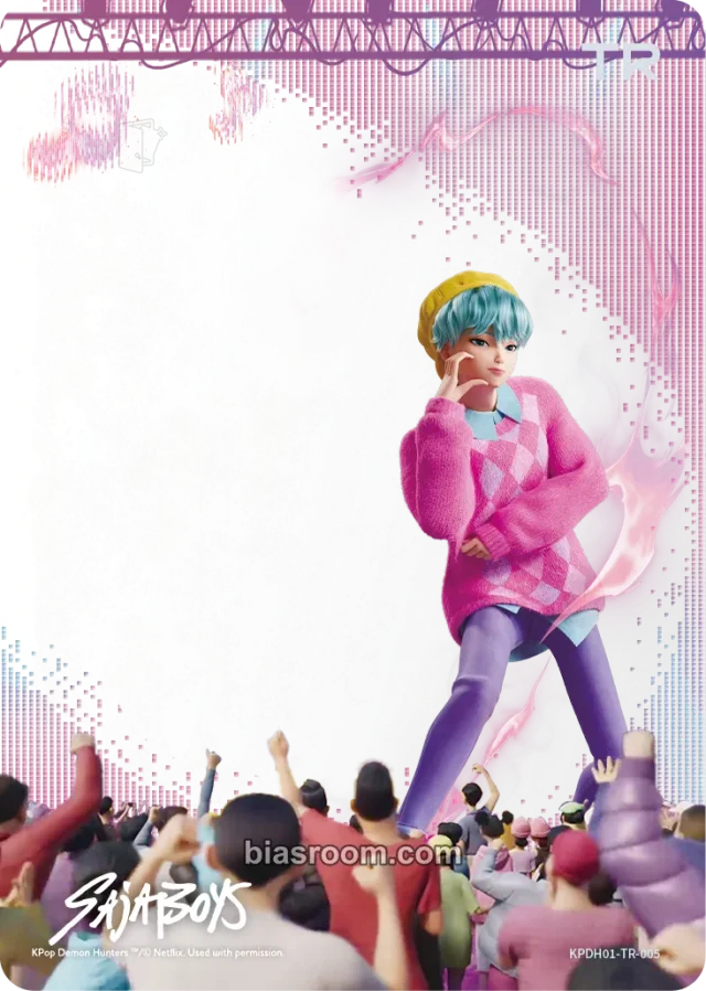 KPop Demon Hunters - Baby Saja - Kayou x KDH Collectable Trading Cards Other brand collaboration trading card energy version transparent