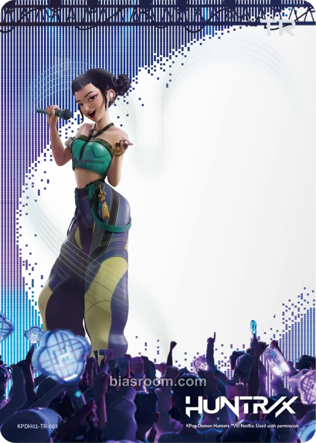 KPop Demon Hunters - Zoey - Kayou x KDH Collectable Trading Cards Other brand collaboration trading card energy version transparent