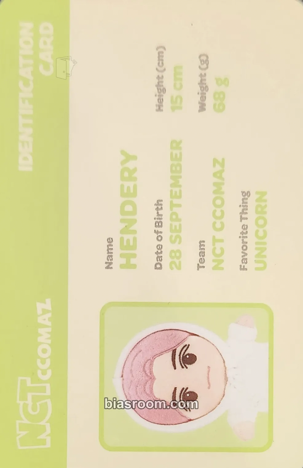 Hendery 2023 NCT CCOMAZ GROCERY STORE POP-UP Photocard - NCT - NCT K-pop photocard