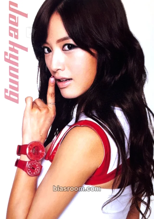 Rainbow - Jaekyung - A (Japanese Version) Album trading card non-standard size