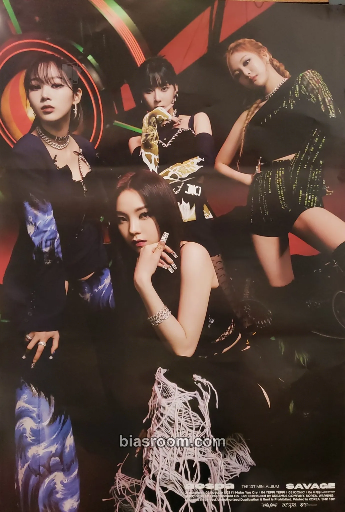 Savage Photocard - aespa - aespa K-pop photocard