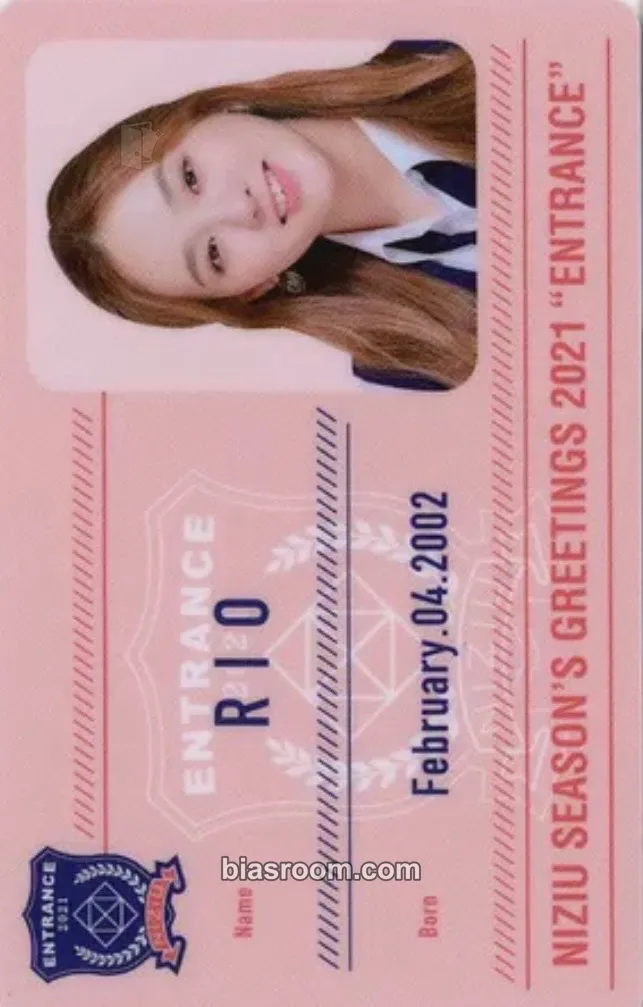 Rio 2021 NiziU SEASON'S GREETINGS “Entrance” Photocard - NiziU - NiziU K-pop photocard