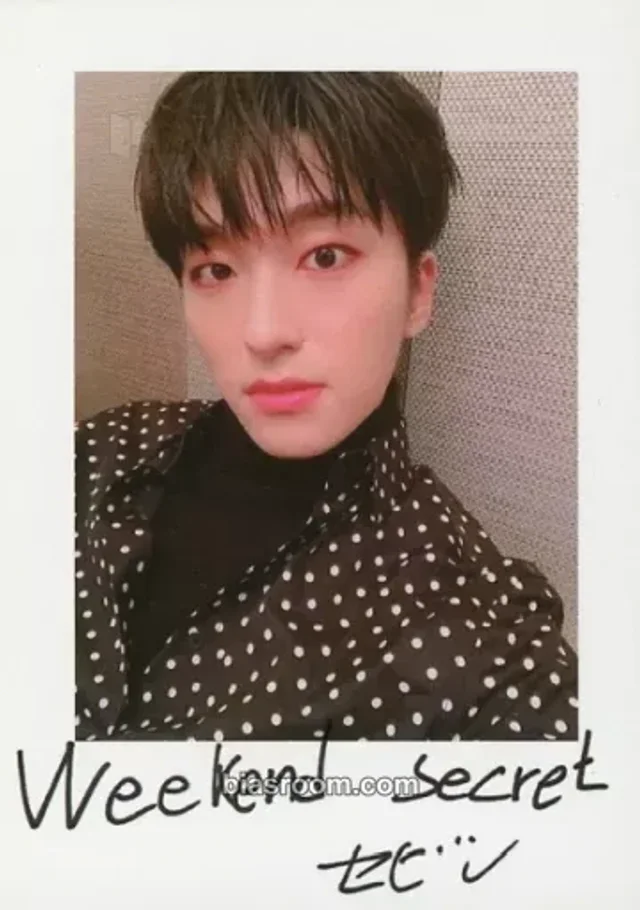 Snuper - Sebin - Weekend Secret Album album photocard polaroid