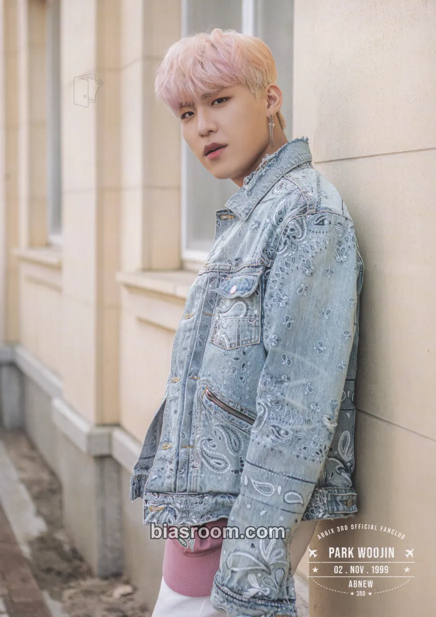 Woojin ABNEW Fanclub 3rd Official Fan Kit Photocard - AB6IX - AB6IX K-pop photocard