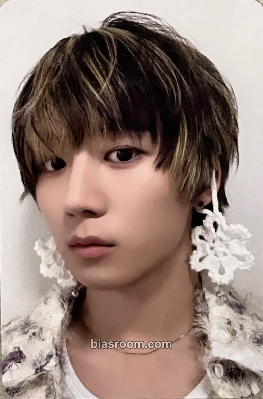 Geonu Snow Angel Photocard - JustB - JustB K-pop photocard