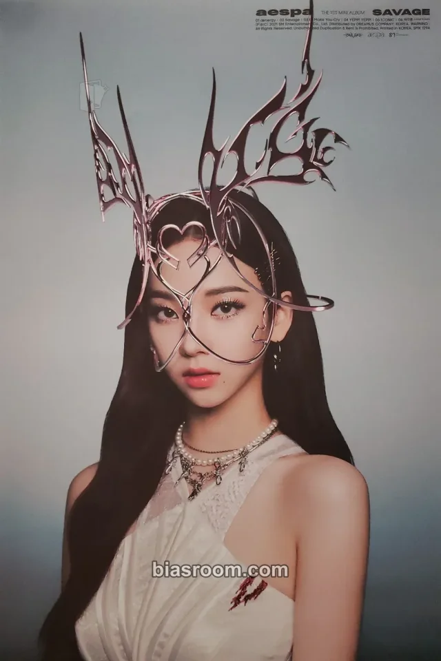 aespa - Karina - Savage Album synk dive version album inclusion poster