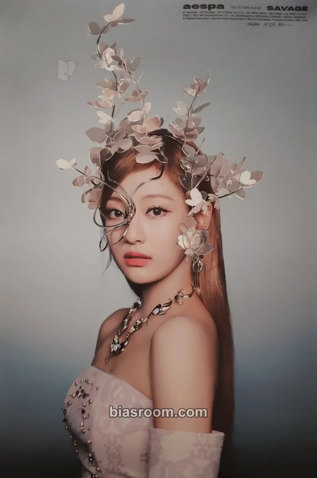 aespa - Ningning - Savage Album synk dive version album inclusion poster
