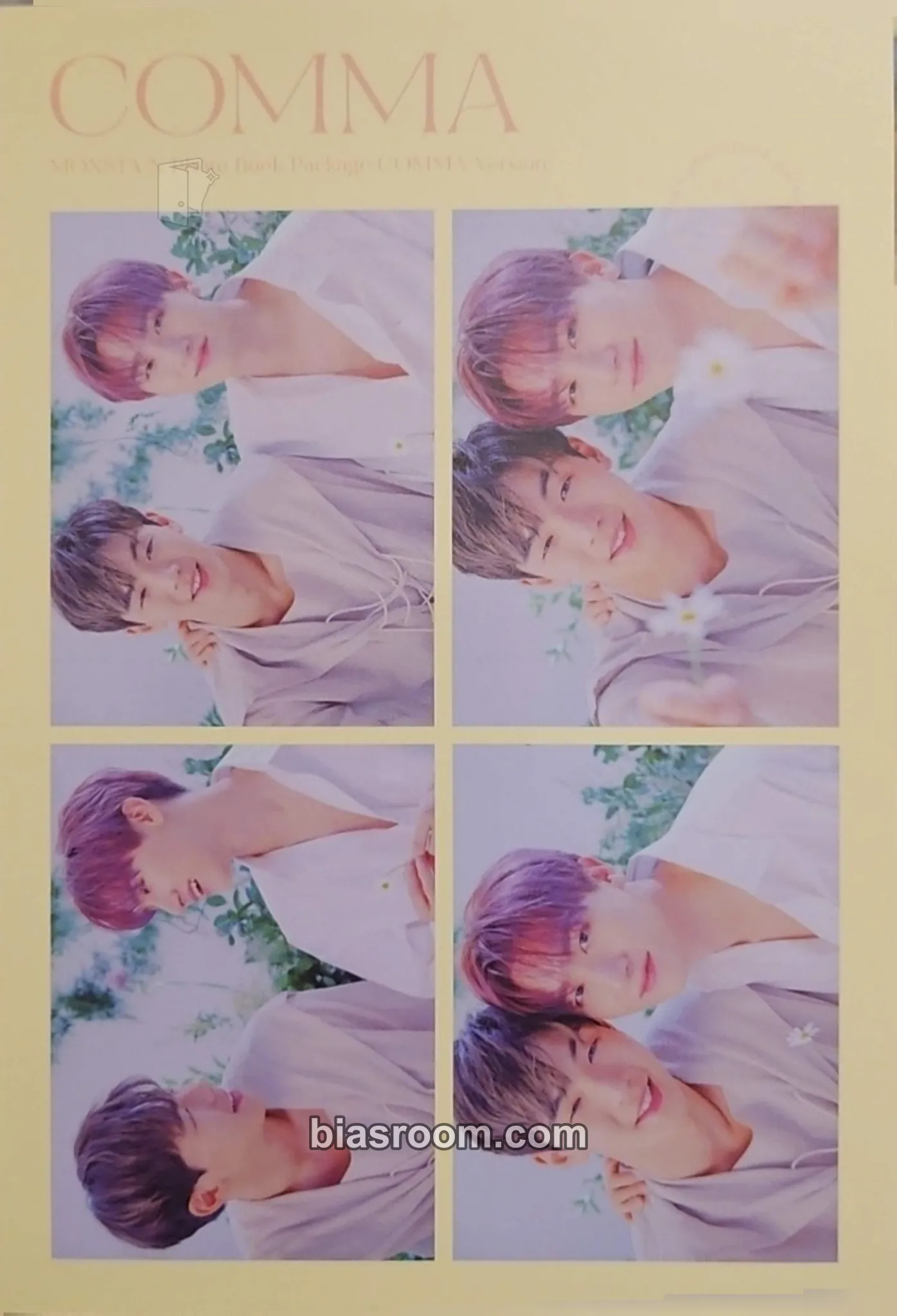 2020 Photobooks (Comma & Xiesta) Photocard - MONSTA X - MONSTA X K-pop photocard