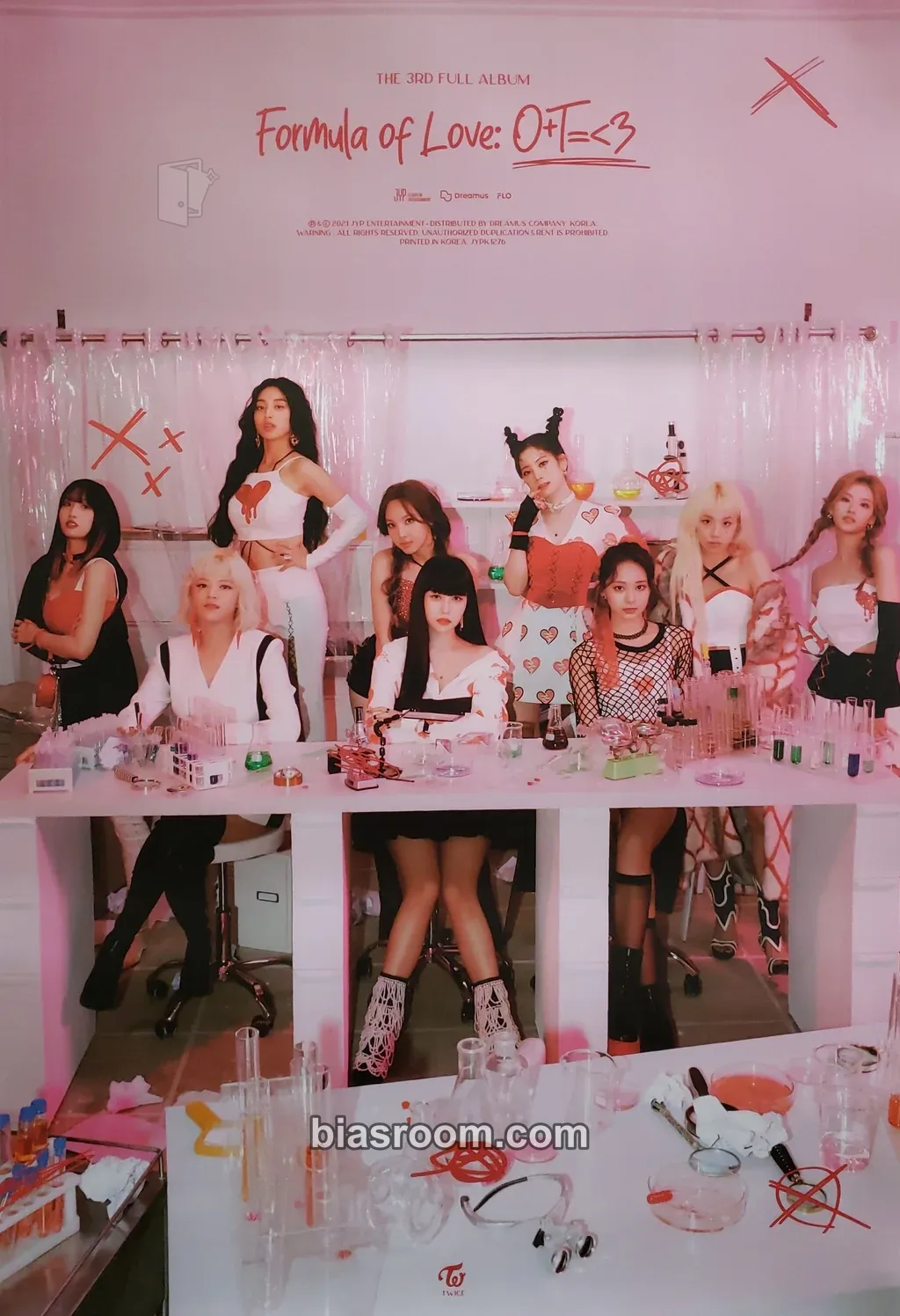 Formula of Love: O+T=<3 Photocard - TWICE - TWICE K-pop photocard