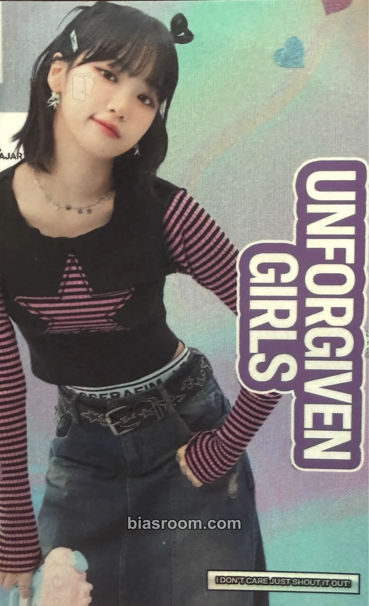 Kim Chaewon UNFORGIVEN (Japanese Ver) Photocard - LE SSERAFIM - LE SSERAFIM K-pop photocard