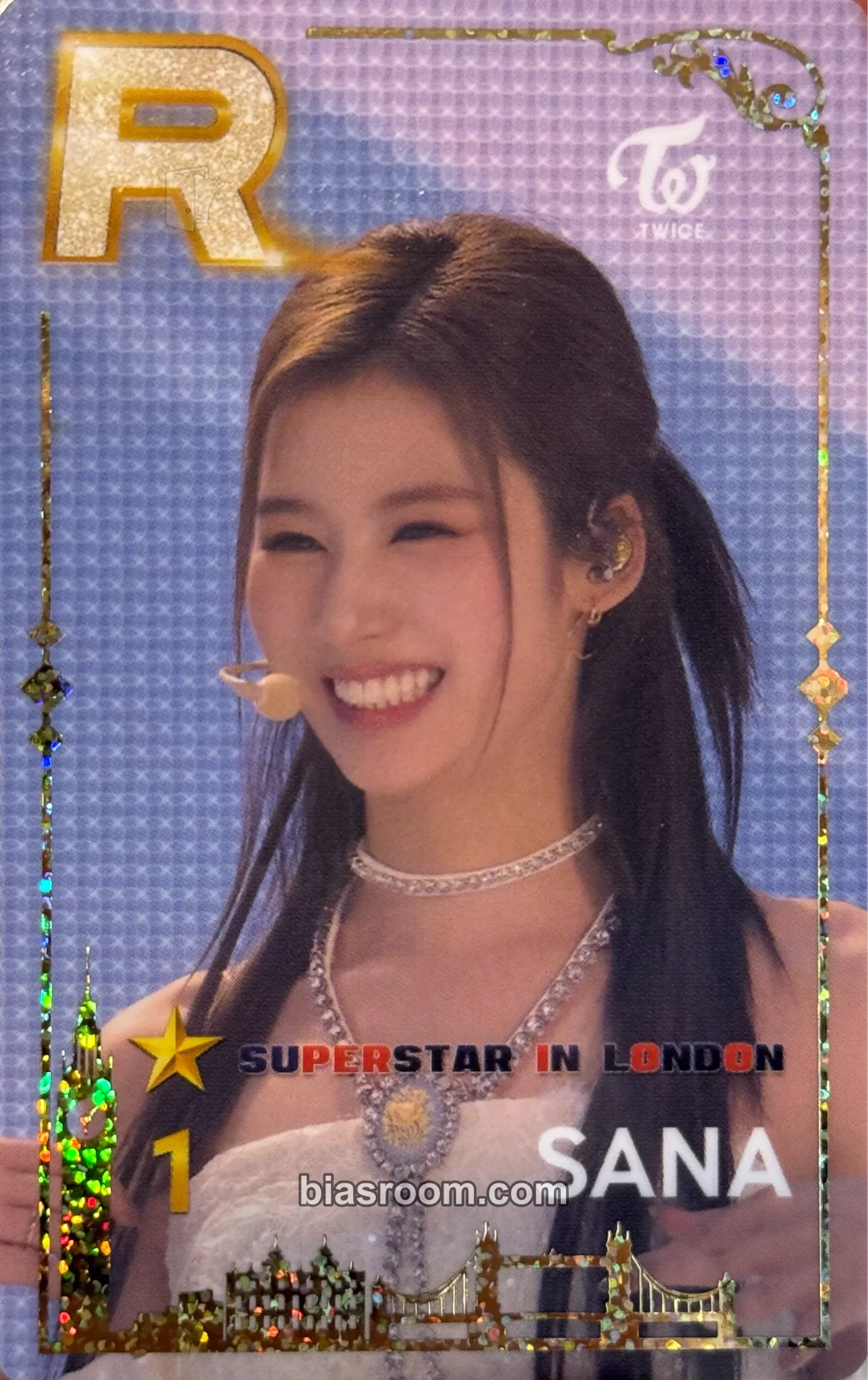 Sana TWICE x SuperStar JYPNATION Photocard - TWICE - TWICE K-pop photocard