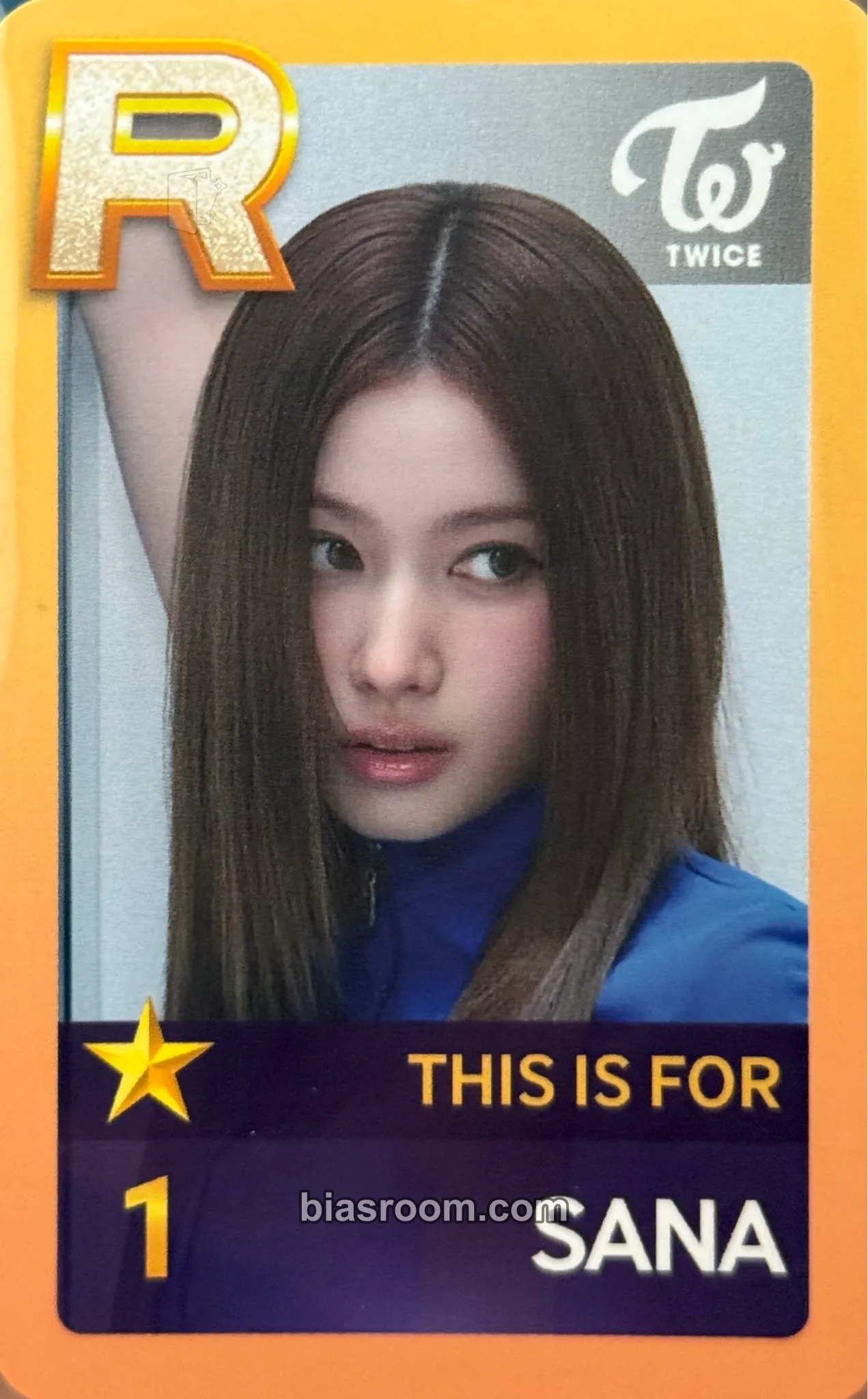 Sana TWICE x SuperStar JYPNATION Photocard - TWICE - TWICE K-pop photocard