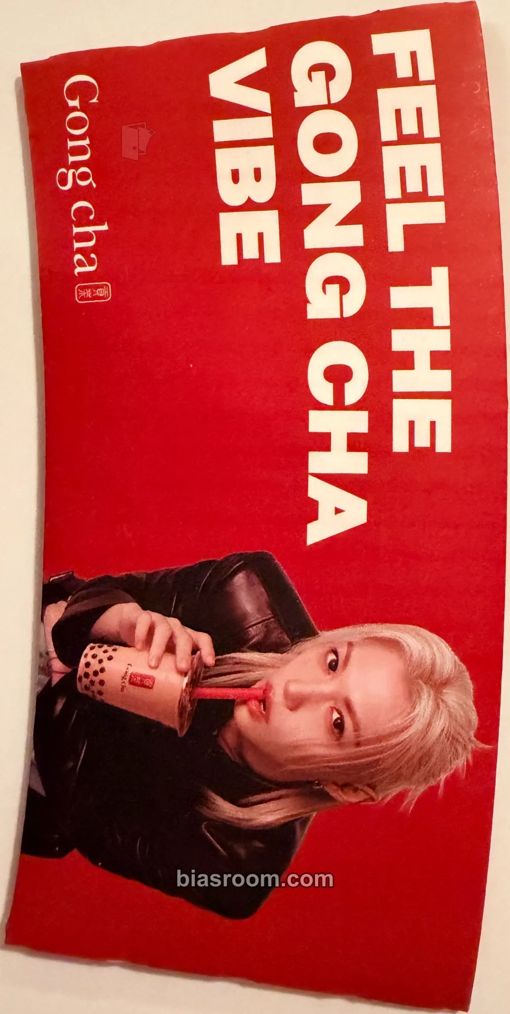 Felix Felix x Gong Cha Photocard - Stray Kids - Stray Kids K-pop photocard