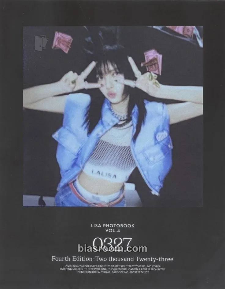 Lisa Lisa Photobook 0327 Photocard - BLACKPINK - BLACKPINK K-pop photocard