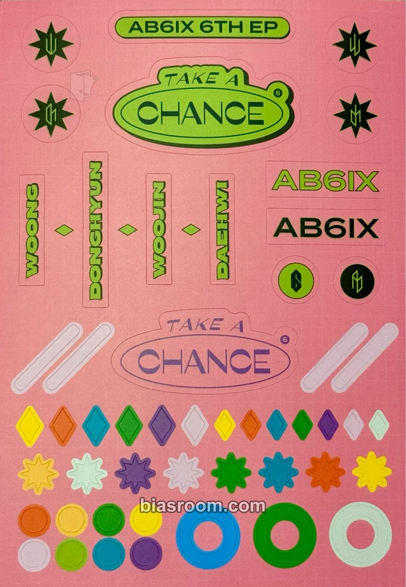 TAKE A CHANCE Photocard - AB6IX - AB6IX K-pop photocard
