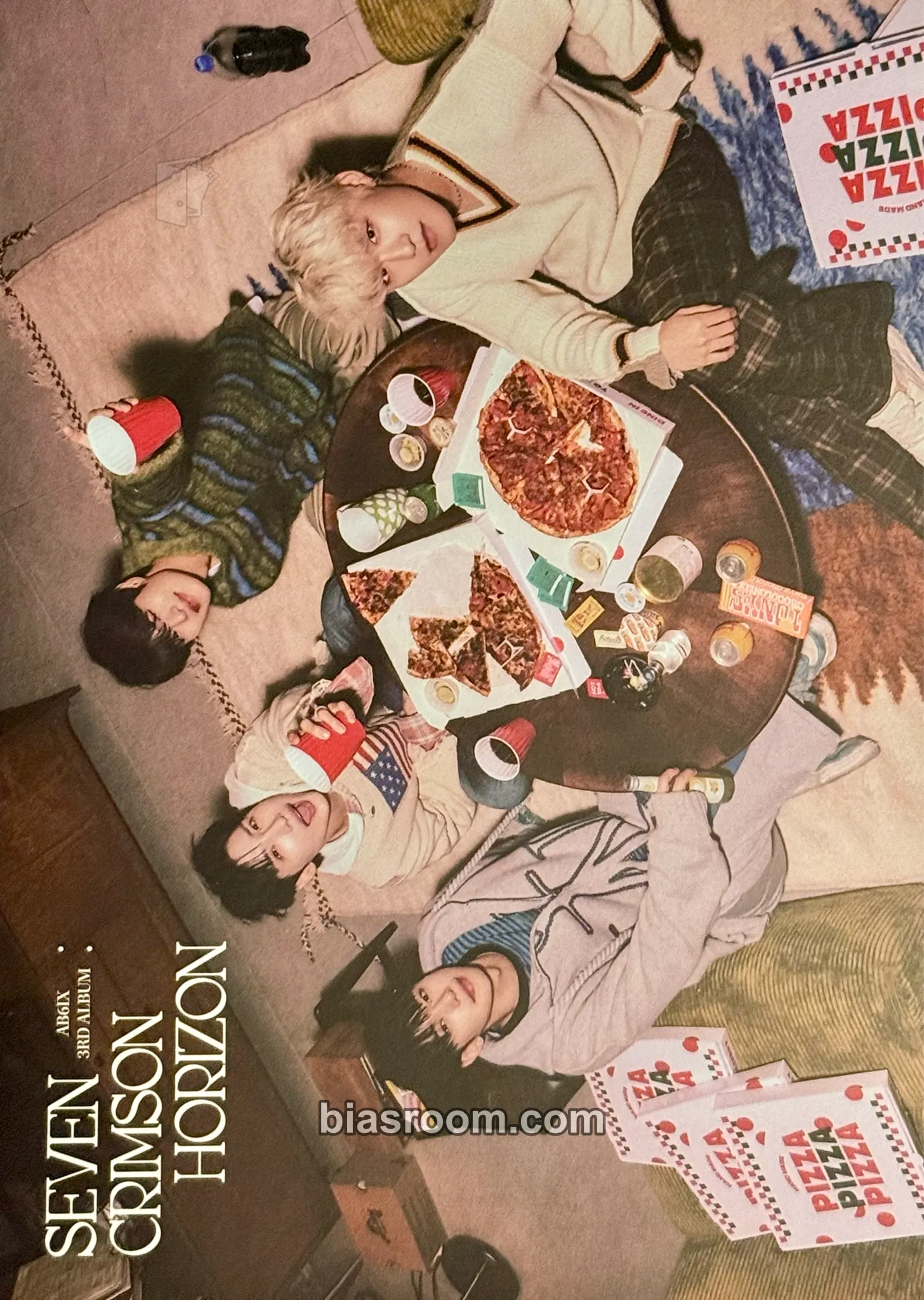 SEVEN : CRIMSON HORIZON Photocard - AB6IX - AB6IX K-pop photocard