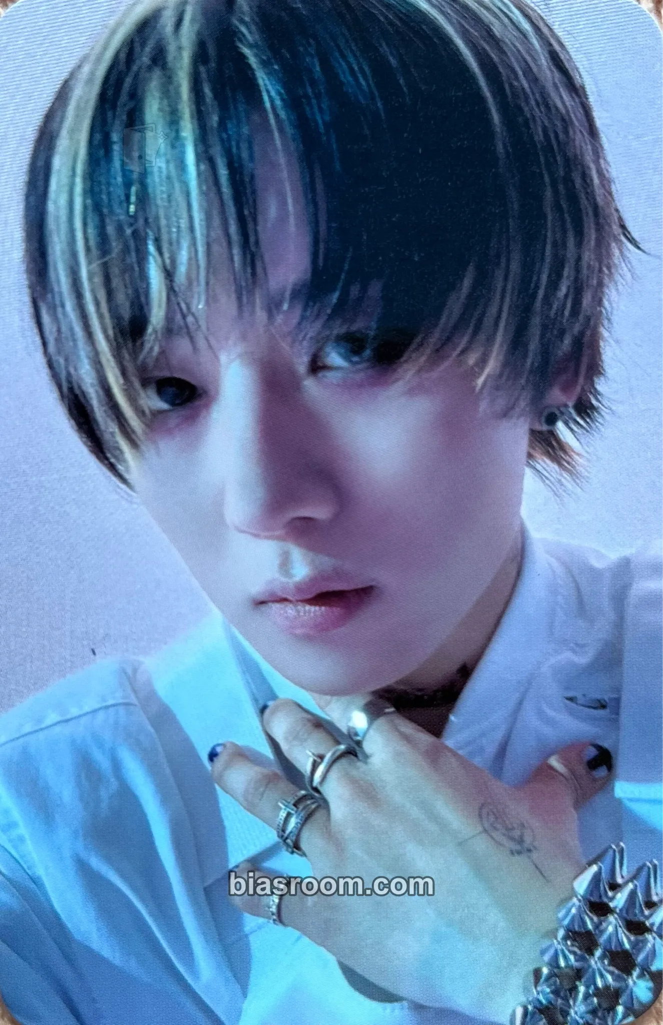 Geonu JUSTB Album <SNOW ANGEL> Listening Tour - US Photocard - JustB - JustB K-pop photocard