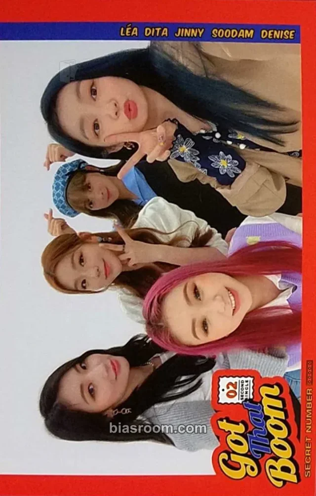Secret Number - Got That Boom Album mymusictaste (mmt) video call (fancall) postcard