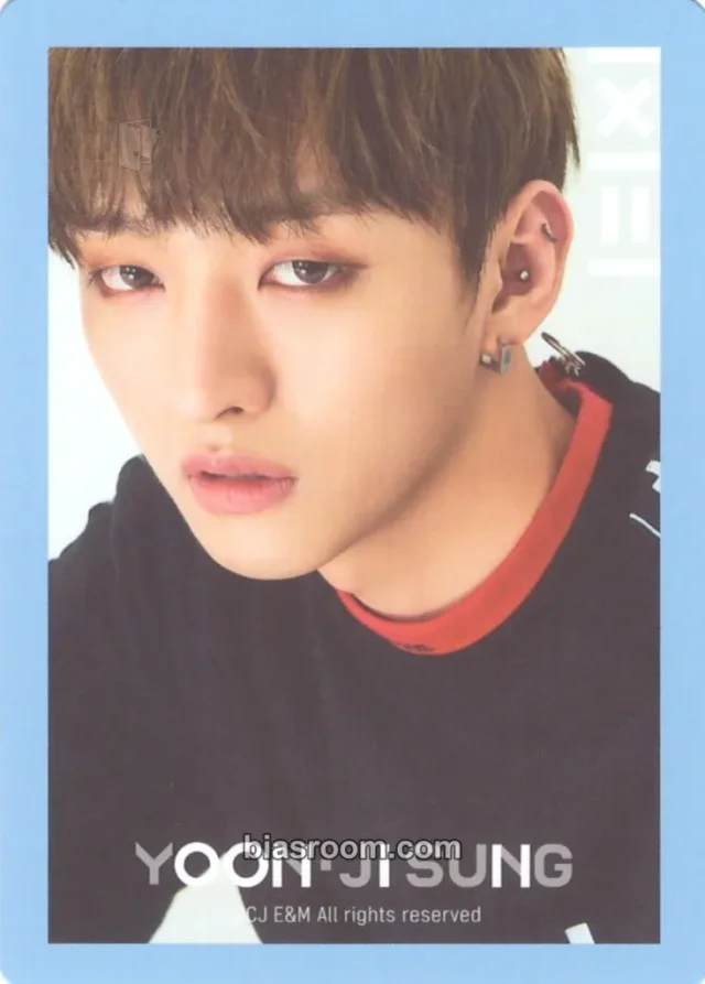 Wanna One - Jisung - 1X1=1 (To Be One) Album album photocard double-sided sky version