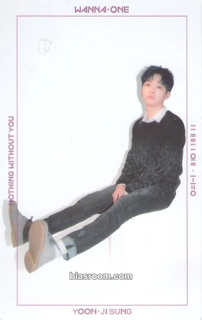 Jisung 1-1=0 (Nothing Without You) Photocard - Wanna One - Wanna One K-pop photocard