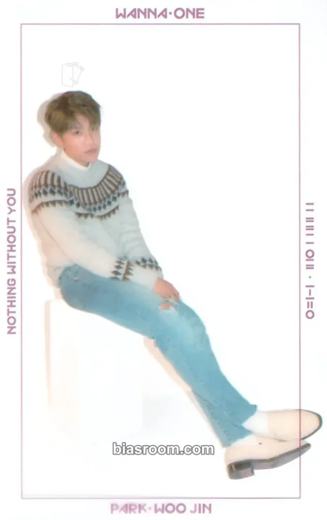 Wanna One - Woojin - 1-1=0 (Nothing Without You) Album album photocard transparent one version