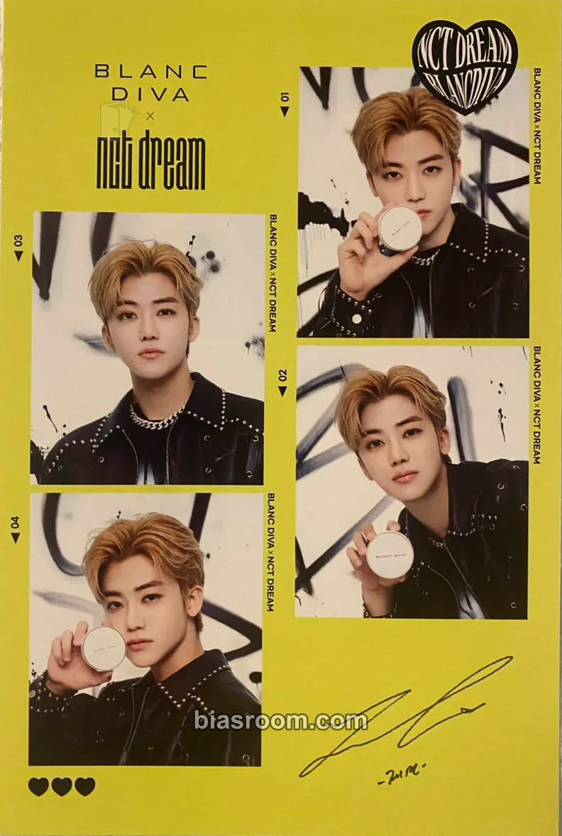 Jaemin BLANC DIVA X NCT DREAM Photocard - NCT DREAM - NCT DREAM K-pop photocard