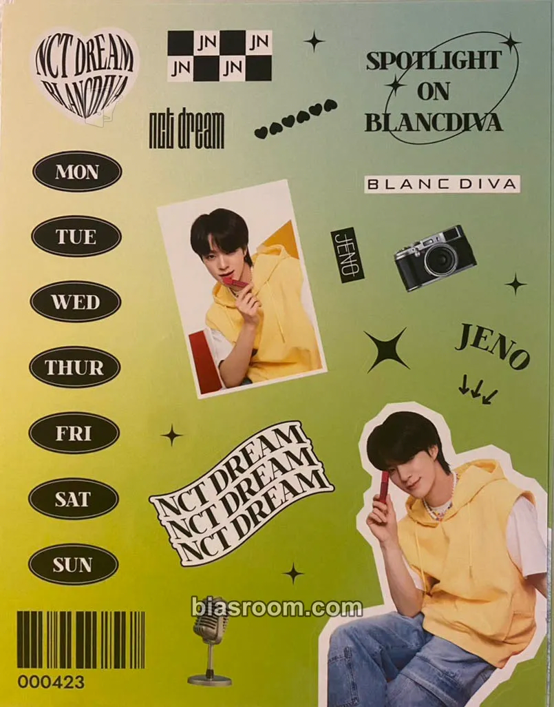 Jeno BLANC DIVA X NCT DREAM Photocard - NCT DREAM - NCT DREAM K-pop photocard