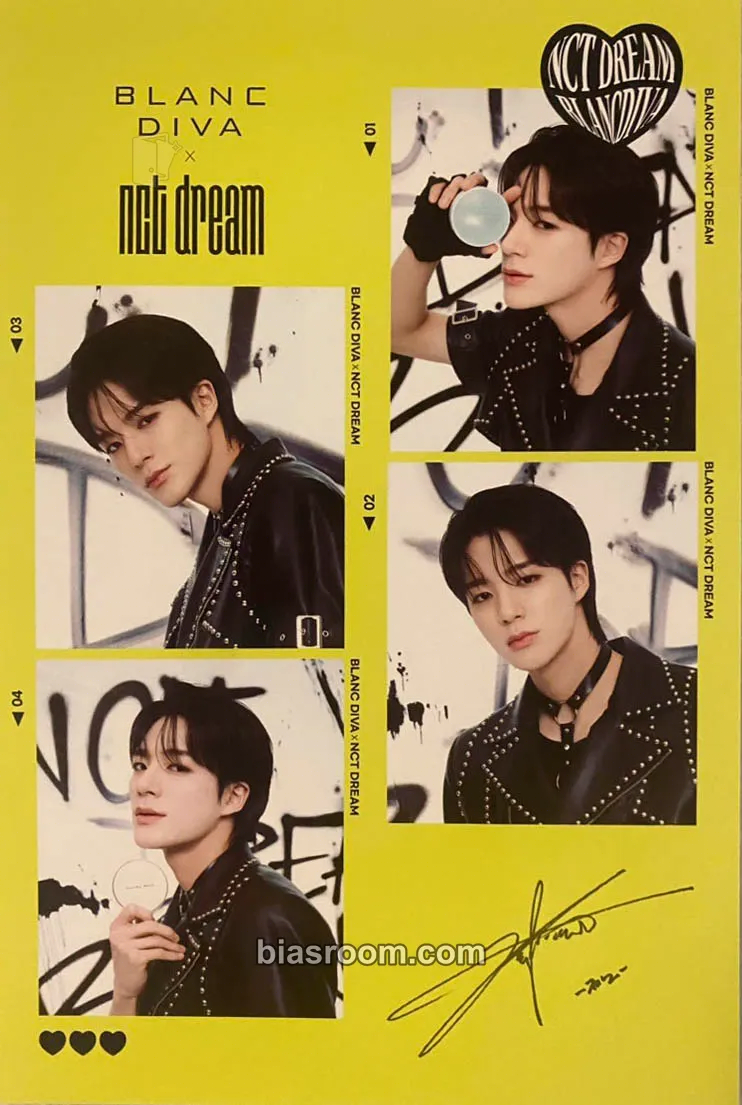 Jeno BLANC DIVA X NCT DREAM Photocard - NCT DREAM - NCT DREAM K-pop photocard