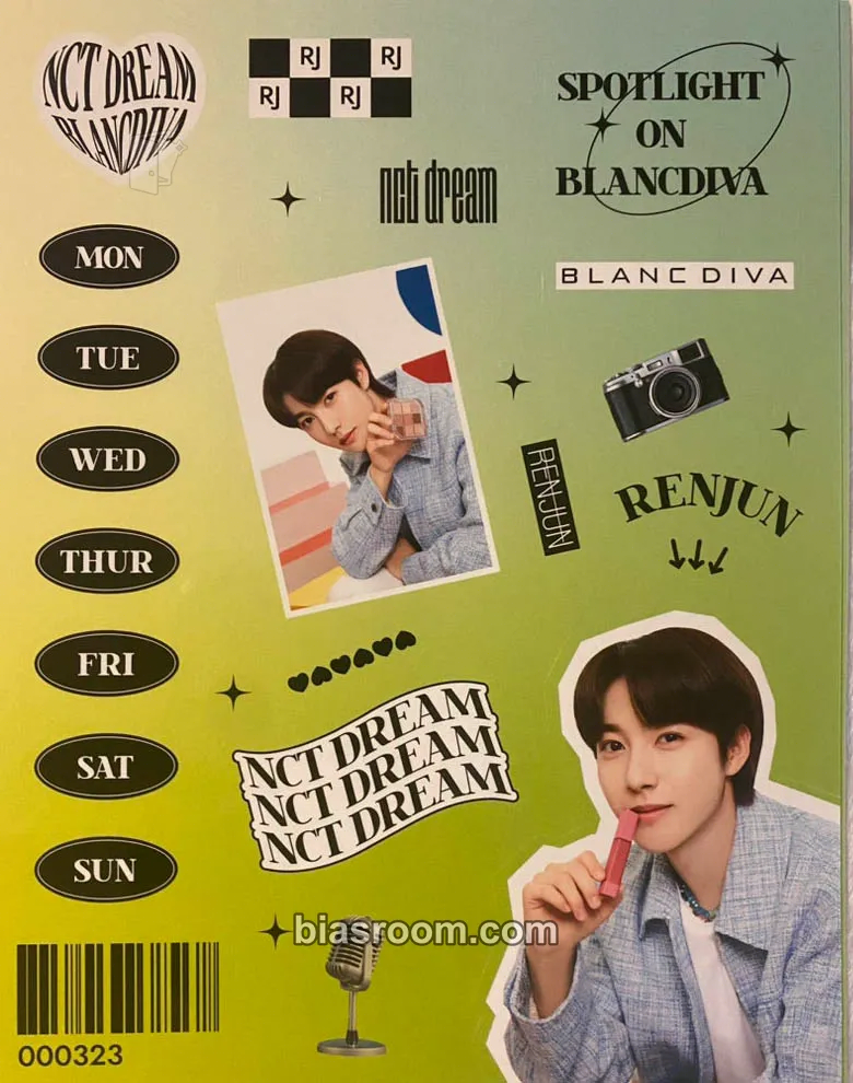 Renjun BLANC DIVA X NCT DREAM Photocard - NCT DREAM - NCT DREAM K-pop photocard