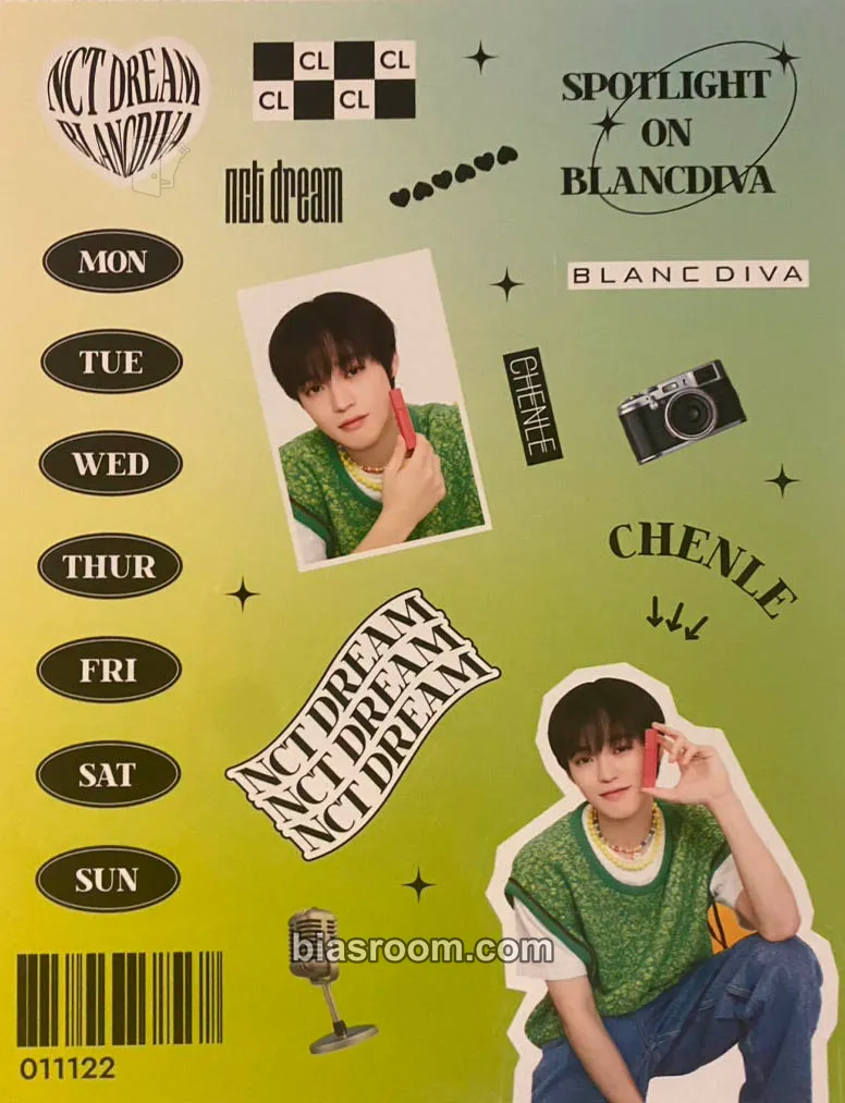 Chenle BLANC DIVA X NCT DREAM Photocard - NCT DREAM - NCT DREAM K-pop photocard