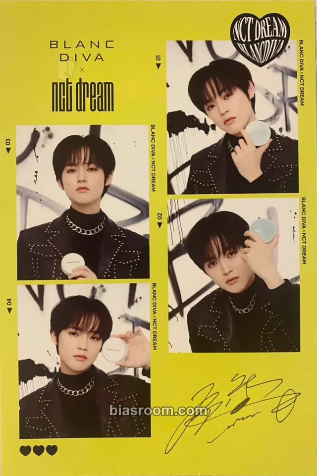 NCT DREAM - Chenle - BLANC DIVA X NCT DREAM Other postcard brand collaboration purchase benefit blanc diva