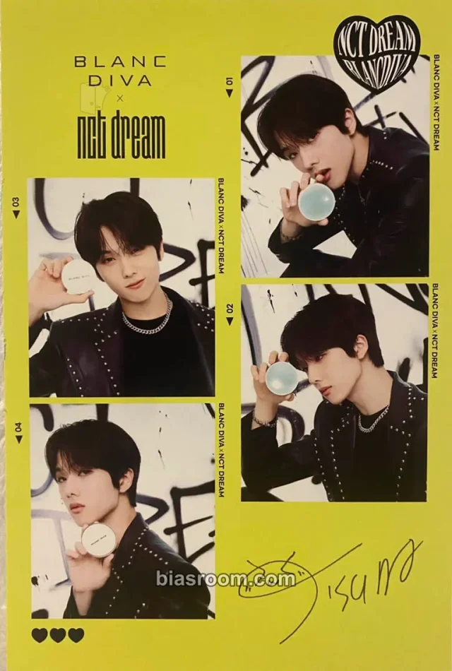 NCT DREAM - Jisung - BLANC DIVA X NCT DREAM Other postcard brand collaboration purchase benefit blanc diva